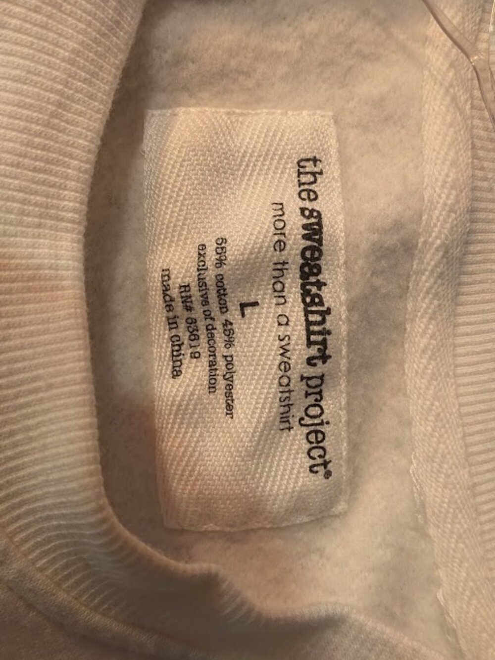 White Butterfly Embroidered Crewneck Sweater - Picture 8 of 16